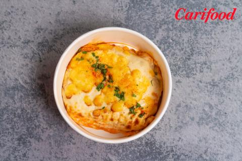 Lasaña de pollo y verduras
