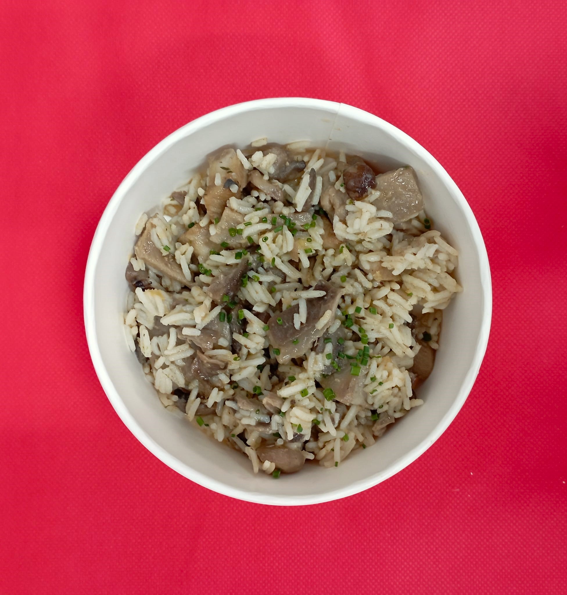 Arroz con setas